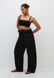 Fisherman Drawcord Pant - Black - Matteau
